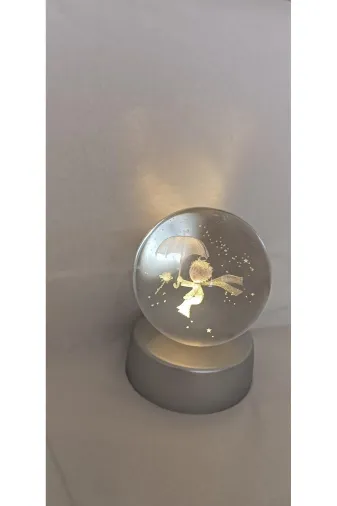 GF GF012 Renk Değiştiren Led Işıklı Cam Küçük Prens Küre