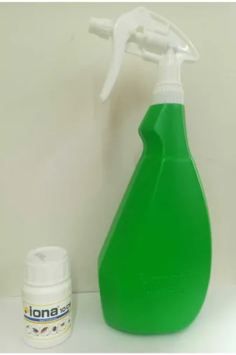 GHAZAL TRADE GHZLHŞR Iona 10 Cs Pire Kokusuz 50 Ml + 1 Lt Fıs Fıs Manuel Sprey Pompa (Tüm Haşerelere Etkili)