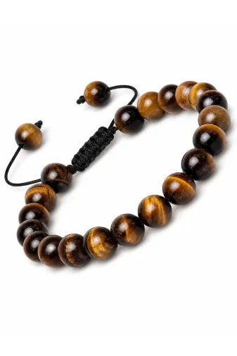 Gift Sellection hmç107 Doğal Taş Bileklik Kaplangözü Bileklik. Kuvvet Taşı