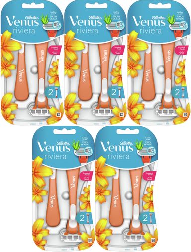 Gillette Venus Riviera Kullan At Kadın Tıraş Bıçağı 10 Lu Set (5PK*2)