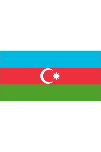 GKBY432 Azerbaycan Gönder Bayrağı 100X150 Cm.