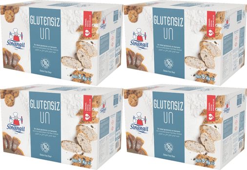 Glutensiz Un 20KG Kutu Çölyak Diyetine Uygun (4PK*5KG)