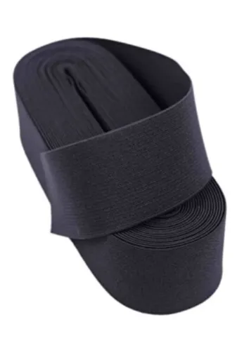 Go İthalat go101694 Siyah - 3Cm Paça Lastik Geniş 10Mt. (5324)
