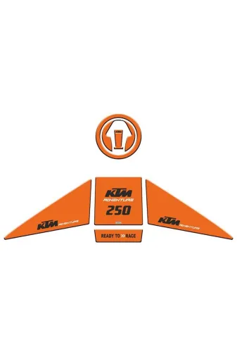 Gogo 250ADVSET002 Ktm 250 Adventure 2019 - 2022 Uyumlu Tank Pad Set 002
