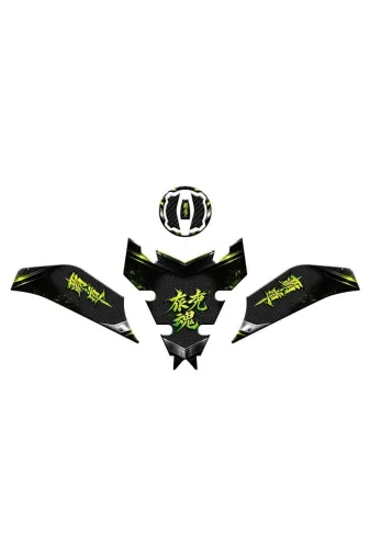 Gogo KWSVR1100SET001 Kawasaki Versys 1100 2025 Uyumlu Tank Pad Set 001