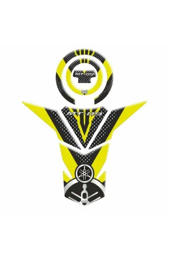 Gogo MT09SET002 Yamaha Mt09 2013 - 2018 Uyumlu Tank Pad Set 002
