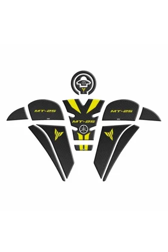 Gogo MT2520SET009 Yamaha Mt-25 2020 - 2024 Uyumlu Tank Pad Set 009