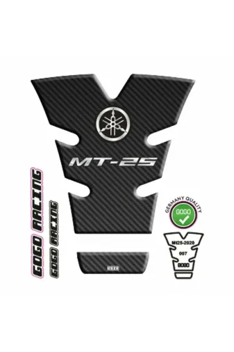 Gogo MT2520TP007 Yamaha Mt25 2020 - 2024 Uyumlu Tank Pad 007