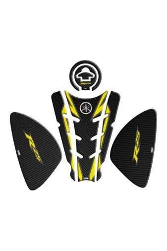 Gogo R25SET015 Yamaha Uyumlu R25 2014 - 2018 Uyumlu Tank Pad Set 015