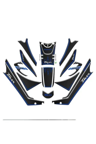 Gogo TMAX560SET001 Yamaha Tmax 560 2019 - 2021 Uyumlu Tank Pad Set 001