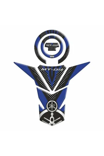 Gogo TYC2E064BD9DACCC32F1B5200 Yamaha Mt09 2013 - 2018 Uyumlu Tank Pad Set 004