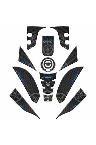 Gogo TYC5685BA5EEB1D9B6FA39D00 Yamaha R7 2021 - 2024 Uyumlu Full Tank Pad Set 002