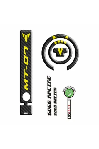 Gogo TYC57A22FBC83423D67641100 Yamaha Mt07 2014 - 2017 Uyumlu Tank Pad 005
