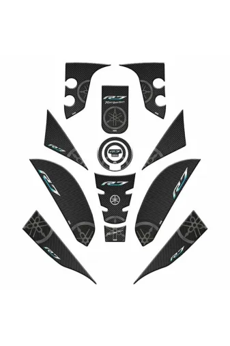 Gogo TYC6CA3155AEB6E7138541000 Yamaha R7 2021 - 2024 Uyumlu Full Tank Pad Set 001