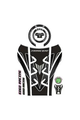 Gogo TYCC1273BF87C0AEC65BBC300 Yamaha Mt07 Tracer 2016 - 2018 Uyumlu Tank Pad Set 001
