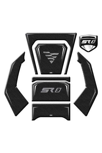 Gogo VOGESR3SET003 Voge Sr3 2023 - 2025 Uyumlu Tank Pad Set 003