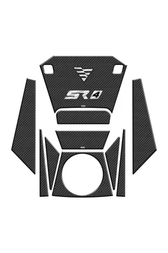 Gogo VOGESR4SET001 Voge Sr4 2023 - 2025 Uyumlu Tank Pad Set 001