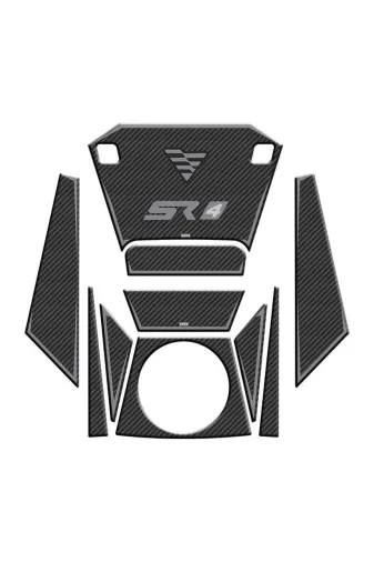 Gogo VOGESR4SET002 Voge Sr4 2023 - 2025 Uyumlu Tank Pad Set 002