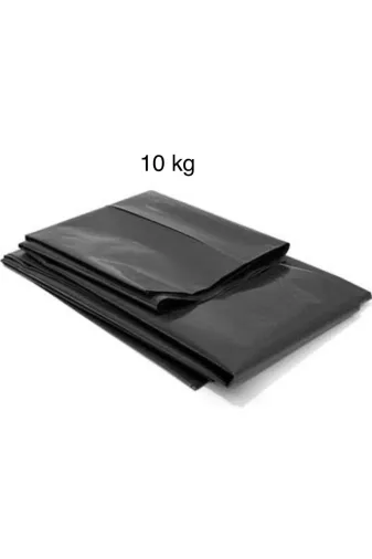 gökçem 8680461210006 Dökme Siyah Kalın Çöp Torbası 10 Kg Büyük Boy 80-110