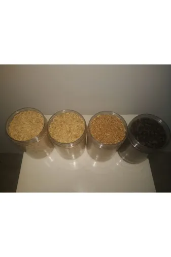 GoldMindMix kmryuarbuay0.5 Kemirgen Yemi Dörtlü Set 4X0.5Kg (Yulaf, Arpa, Buğday, Ayçekirdeği) Ayrı Poşetlerde.