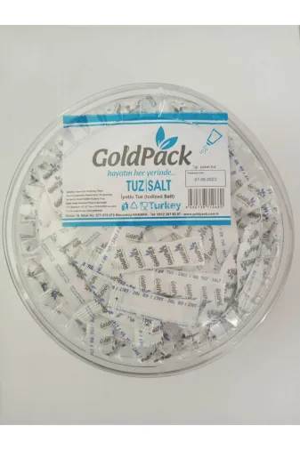 GOLDPACK TYB6BWNCZAWSJ77M21 Iyotlu Paket Stick Tuz 3 Paket ( 1 Gr X 1200Adet ( Takribi))
