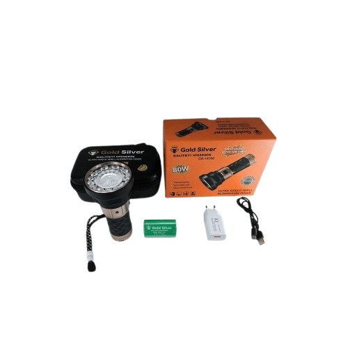 GoldSilver Gs-14700 80 W Şarjlı Avcı Feneri