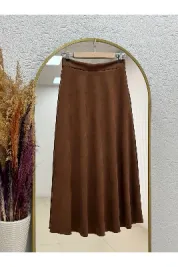 Gönül Süet Etek MT.001-BN4272 Taba