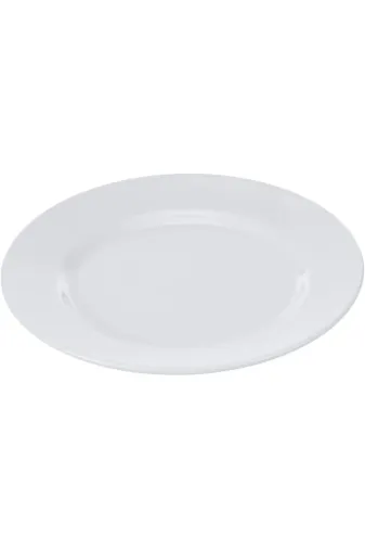Göreme Melamin 8680972430481 6 Adet Beyaz Melamin Kırılmaz Çukur Servis Tabak 25 Cm