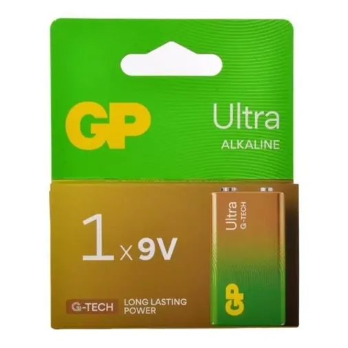 Gp 1604au-5tr1 Ultra Alkalin 9 Volt Tekli Pil (6lf22/6lr61/6lp3146/mn1604)