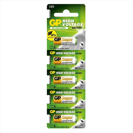 Gp 23a 12v Alkalin Pil 5'li Paket