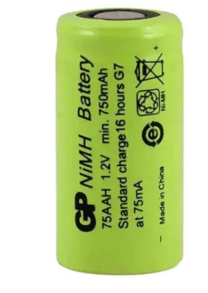Gp 75 Ah 1.2 Volt 750 Mah 2/3AA NI-MH Düz Kafa Pil