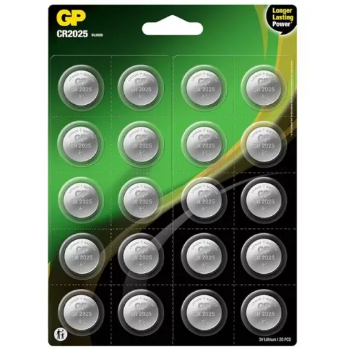 Gp Cr2025 Dl2025 Lityum 20'li Para Pil (gpcr2025-2caı20)