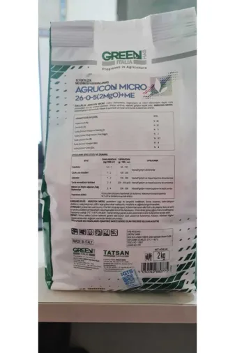 Green 761342312601 Agrucon Mıcro 26-0-5 (2Mgo) Me (2 Kg)