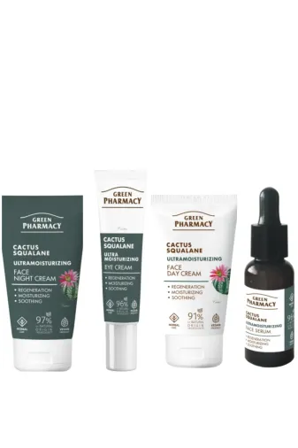 Green Pharmacy 4823015946295_Mul Ultra Nemlendirici 4 Lü Yüz Bakım Seti Kaktüs Ve Squalane