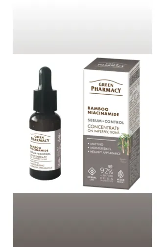Green Pharmacy 5901845509626_Mul Sebum-Control Leke Karşıtı Konsantre Bambu Ve Niacinamid 30 Ml