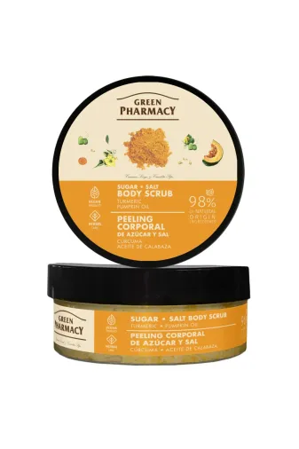 Green Pharmacy 76412 %98 Organik Nemlendirici Ve Arındırıcı Vicut Peelingi Zerdeçal Ve Kabak Yağı 200 Ml