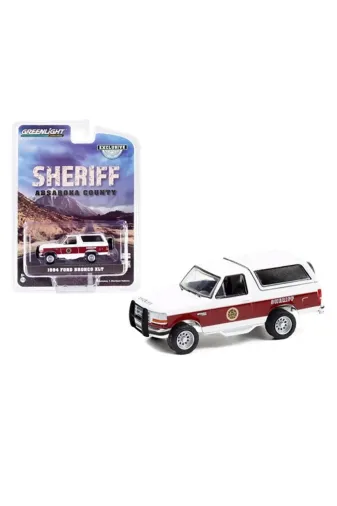 Greenlight Collectibles GL-30276 1:64 1994 Ford Bronco Xlt Sheriff – Absaroka County (Longmire/netflix)