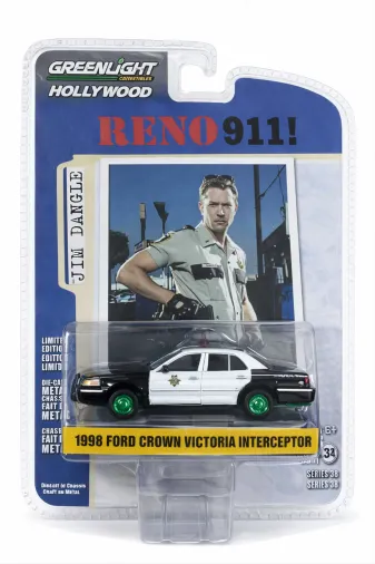 Greenlight Collectibles Hollywood Reno 911 – 1998 Ford Crown Victoria Interceptor Chase 1:64 (Limited Edition)