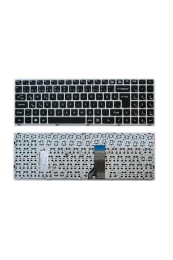 Grundig NK-KR30102-,,-EK16 1565 A1 I3 Notebook Klavyesi Gümüş Gri Tuş Takımı
