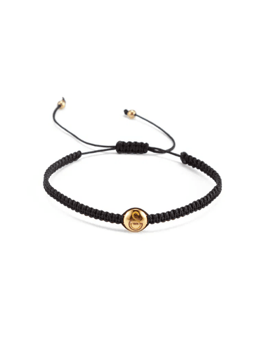Gs Store U251432 Galatasaray Gs Logolu Çelik Makrome Bileklik