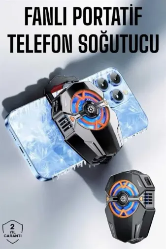 Güçlü Motorlu Telefon Soğutucu Fan 1 Adet Oyun Aksesuarı