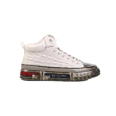 Guja Beyaz Hakiki Deri Bilek Boy Erkek Sneaker