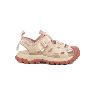 Guja Pembe Kız Çocuk Düz Sandalet