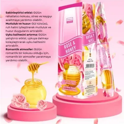 Gül ve Bal Tütsüsü 20 Çubuk