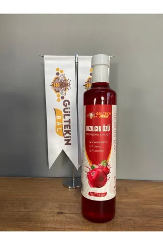 GÜLTEKİN BAL KIZILCIK ÖZÜ Kizilcik Özü Doğal 700 Gram