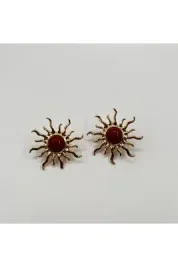 GÜNEŞ KÜPE ZARİF TASARIM İKİ RENGİYLE