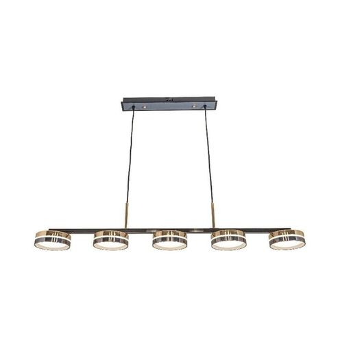 Gunkes 104/5'li Sıralı Krom Füme Camlı Modern Sarkıt Retro Salon Avize
