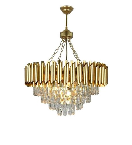 Gunkes 6801 SET -- 6801 Set {30Cm-40Cm-50Cm-60Cm } Taşlı Gold  Avize