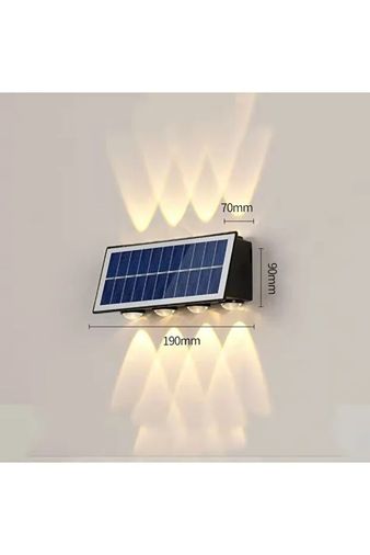 Gunkes CT-8010/ Güneş Enerjili Led Aplik Ct-8010 - Solar Enerjili Bahçe Aydınlatma