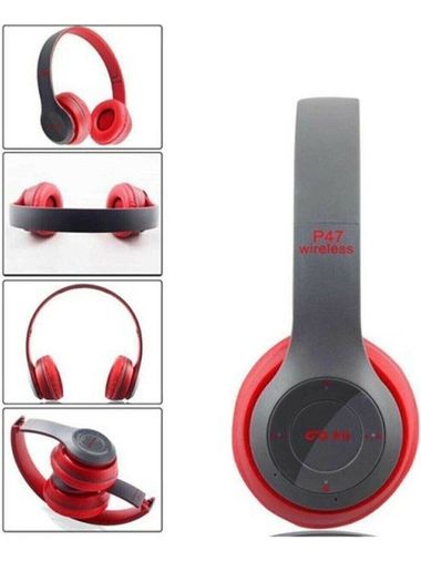 Gunkes P47 Bluetooth Kulaklık 5.0 Edr Radyolu Aux Sd Kablosuz Wireless Yeni Mikrofonlu Kulaklık